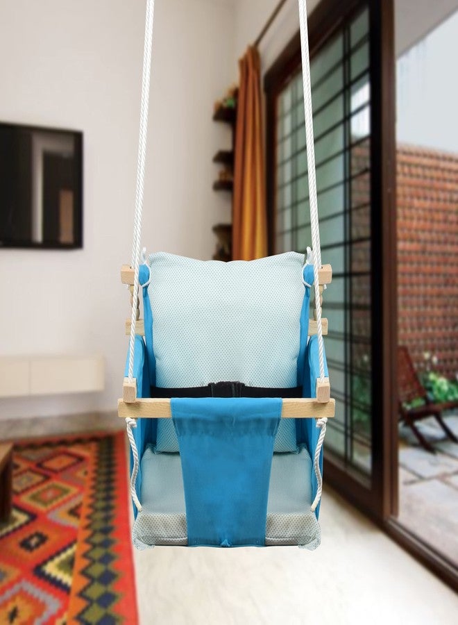 BOFFLE Swing for Kids | jhula for Kids | jhula for Baby | Baby Swing Hanging Indoor Outdoor | Baby Garden Swing with 1 Pillows (6 Months to 3 Years) (Up to 20 kg) - Image 2